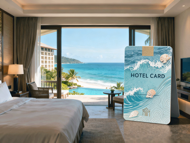 Resort Custom Key Cards: Integrate Regional Elements to make Key Cards التذكارية