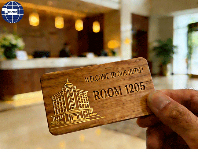النسيج والذكاء يتعايشان! بطاقة RFID الخشبية إعادة تعريف التجربة الجديدة للبطاقات الذكية في الفنادق
