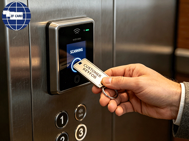 Safe and Durable: RFID Smart Keyfob Solution Suitable for Hotel Rooms and Elevators (باللغة الإنجليزية)